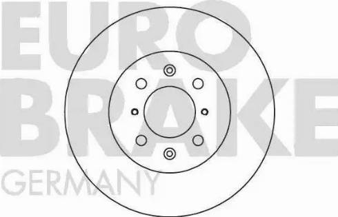 Eurobrake 5815202648 - Тормозной диск autospares.lv