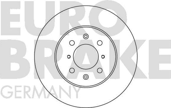 Eurobrake 5815202608 - Тормозной диск autospares.lv