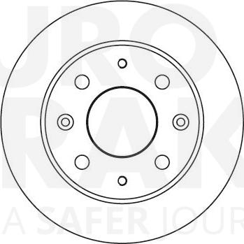 Eurobrake 5815202603 - Тормозной диск autospares.lv