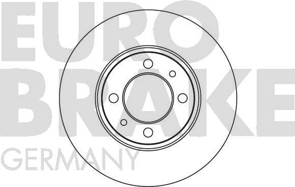 Eurobrake 5815202305 - Тормозной диск autospares.lv