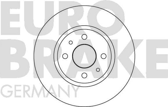 Eurobrake 5815202328 - Тормозной диск autospares.lv