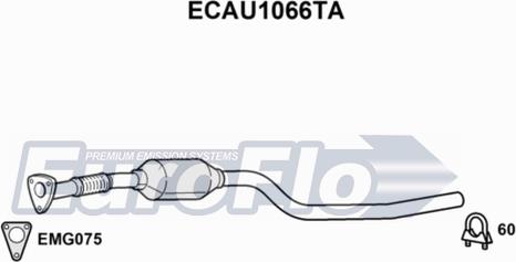 EuroFlo ECAU1066TA - Катализатор autospares.lv