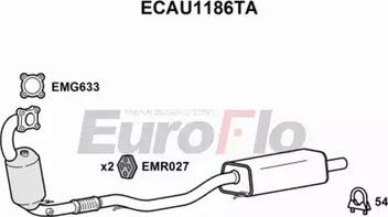 EuroFlo ECAU1186TA - Катализатор autospares.lv