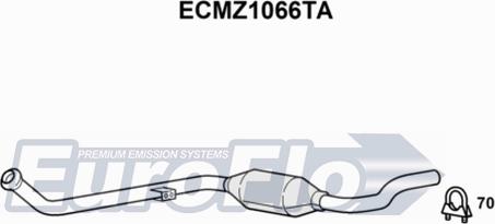 EuroFlo ECMZ1066TA - Катализатор autospares.lv