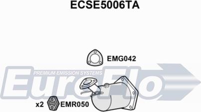 EuroFlo ECSE5006TA - Катализатор autospares.lv