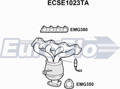 EuroFlo ECSE1023TA - Катализатор autospares.lv