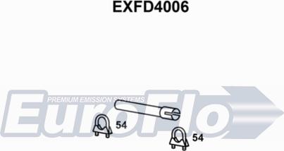 EuroFlo EXFD4006 - Труба выхлопного газа autospares.lv