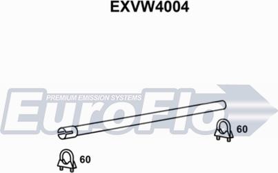 EuroFlo EXVW4004 - Труба выхлопного газа autospares.lv