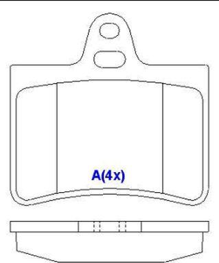 EUROREPAR 1643069080 - Тормозные колодки, дисковые, комплект autospares.lv