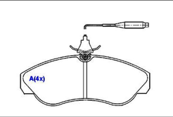 EUROREPAR 1643069380 - Тормозные колодки, дисковые, комплект autospares.lv