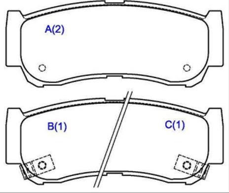 EUROREPAR 1643080680 - Тормозные колодки, дисковые, комплект autospares.lv