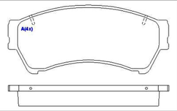 Textar TX0848 - Тормозные колодки, дисковые, комплект autospares.lv