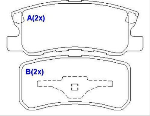 EUROREPAR 1643070380 - Тормозные колодки, дисковые, комплект autospares.lv