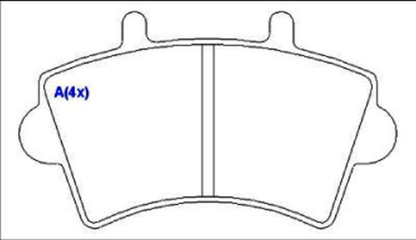 EUROREPAR 1643071580 - Тормозные колодки, дисковые, комплект autospares.lv