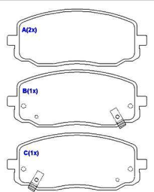 EUROREPAR 1643078980 - Тормозные колодки, дисковые, комплект autospares.lv