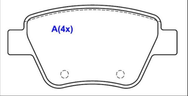 EUROREPAR 1643072780 - Тормозные колодки, дисковые, комплект autospares.lv