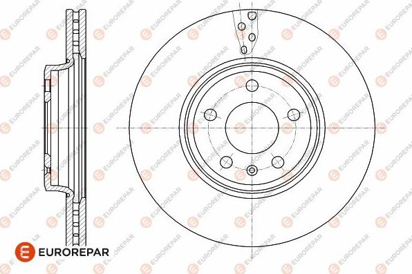 EUROREPAR 1642749980 - Тормозной диск autospares.lv