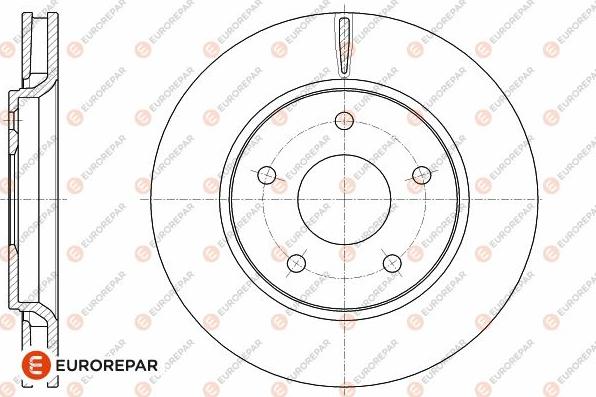 EUROREPAR 1642759980 - Тормозной диск autospares.lv