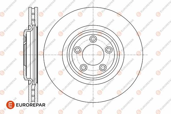 EUROREPAR 1642759480 - Тормозной диск autospares.lv