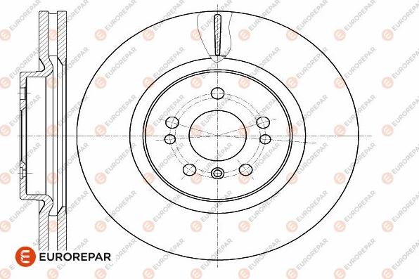 EUROREPAR 1642751780 - Тормозной диск autospares.lv