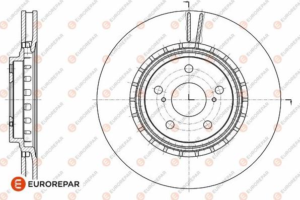 EUROREPAR 1642781780 - Тормозной диск autospares.lv