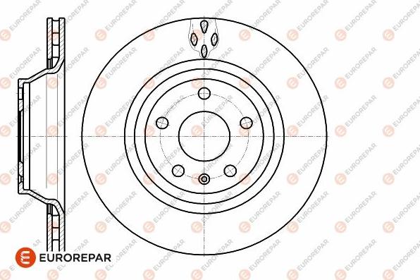 EUROREPAR 1642770280 - Тормозной диск autospares.lv