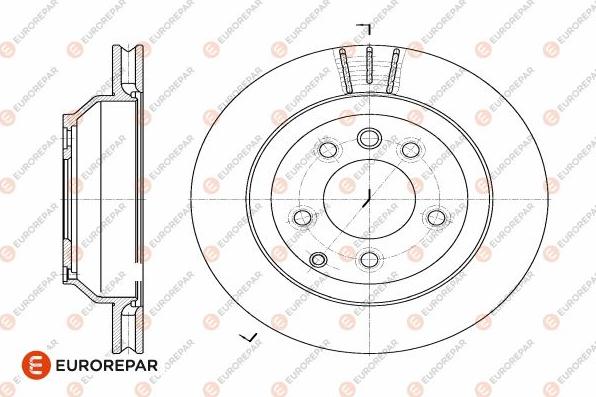 EUROREPAR 1642778480 - Тормозной диск autospares.lv