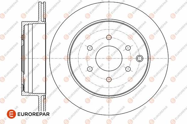 EUROREPAR 1642772280 - Тормозной диск autospares.lv