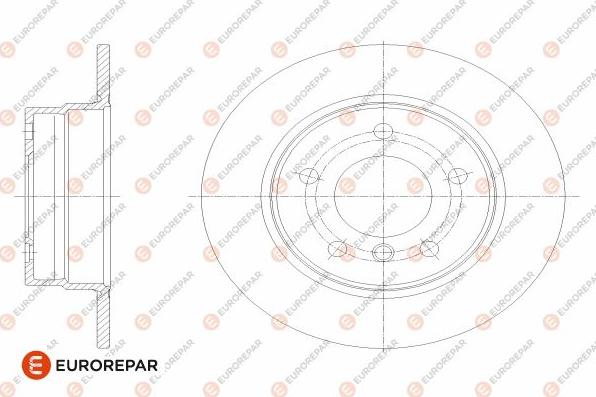 EUROREPAR 1642777380 - Тормозной диск autospares.lv