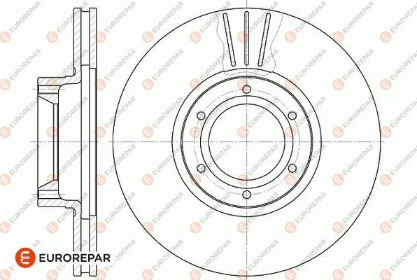 EUROREPAR 1667859780 - Тормозной диск autospares.lv