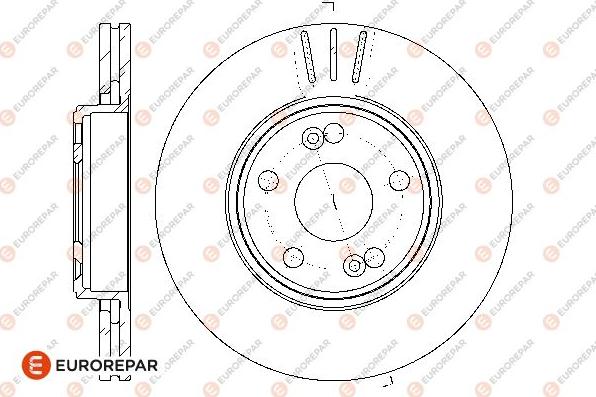 EUROREPAR 1667858780 - Тормозной диск autospares.lv