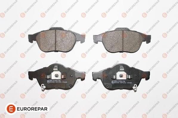 EUROREPAR 1667812280 - Тормозные колодки, дисковые, комплект autospares.lv