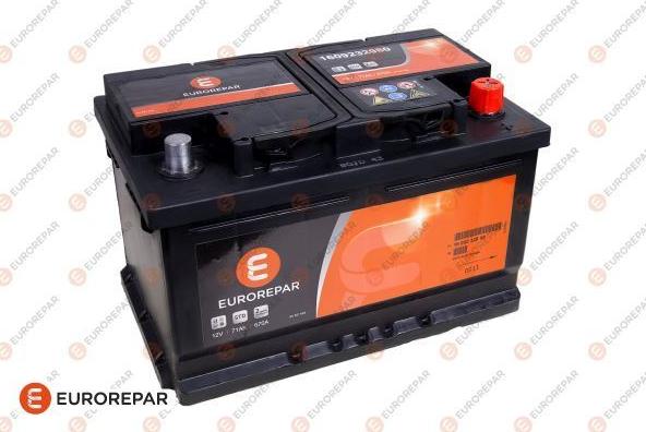 EUROREPAR 1609232980 - Стартерная аккумуляторная батарея, АКБ autospares.lv