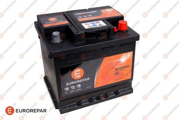 EUROREPAR 1609232280 - Стартерная аккумуляторная батарея, АКБ autospares.lv