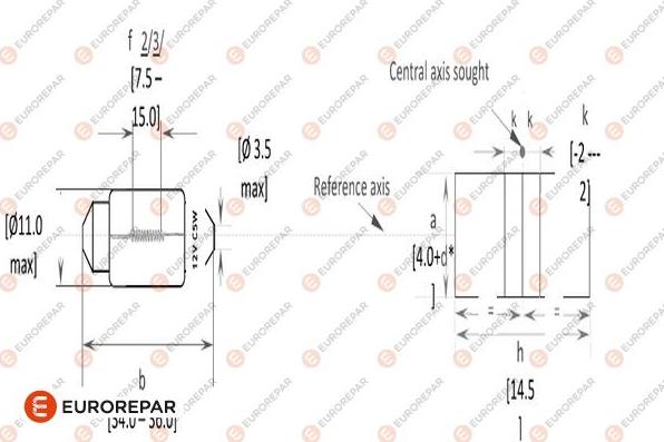 EUROREPAR 1616430780 - Лампа накаливания, фонарь освещения номерного знака autospares.lv