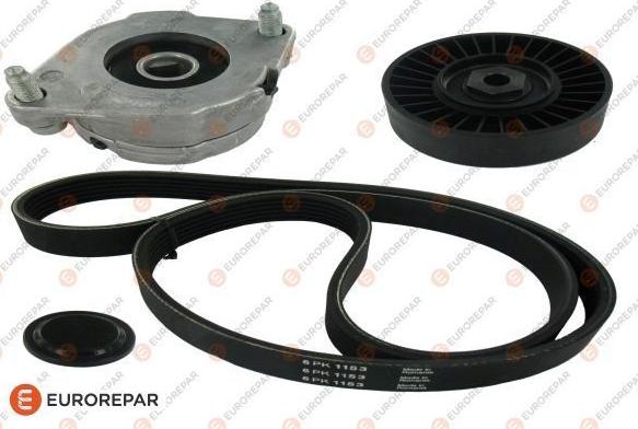 EUROREPAR 1616161580 - Поликлиновый ременный комплект autospares.lv