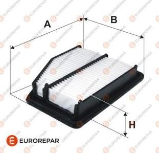 EUROREPAR 1616267580 - Воздушный фильтр, двигатель autospares.lv