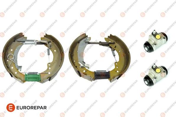 EUROREPAR 1611449380 - Комплект тормозных колодок, барабанные autospares.lv