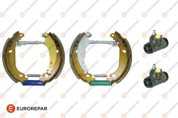 EUROREPAR 1611453080 - Комплект тормозных колодок, барабанные autospares.lv