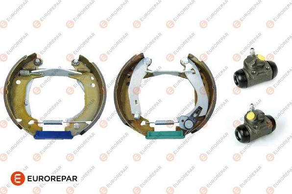 EUROREPAR 1611559280 - Комплект тормозных колодок, барабанные autospares.lv