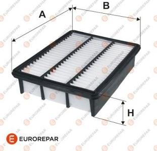 EUROREPAR 1613721180 - Воздушный фильтр, двигатель autospares.lv