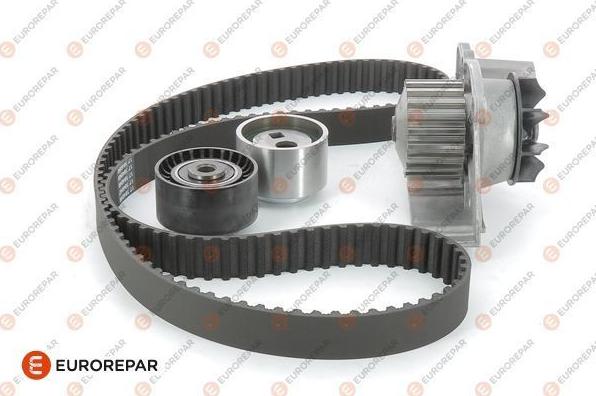 EUROREPAR 1611898680 - Водяной насос + комплект зубчатого ремня ГРМ autospares.lv