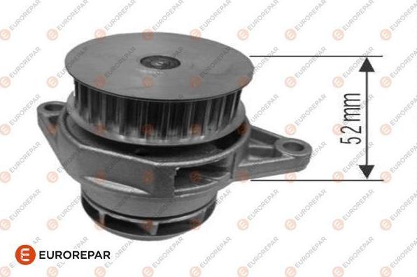 EUROREPAR 1623100280 - Водяной насос autospares.lv