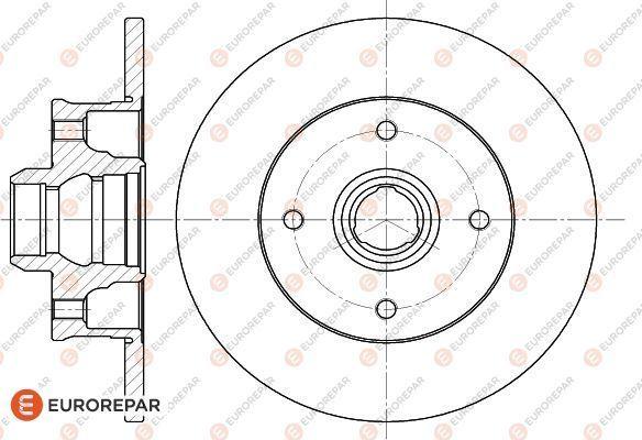 EUROREPAR 1618869180 - Тормозной диск autospares.lv