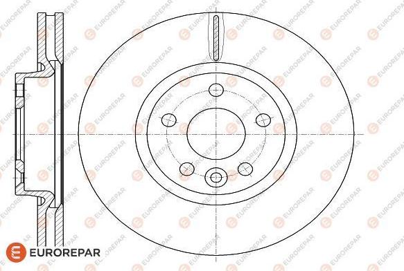 EUROREPAR 1618889380 - Тормозной диск autospares.lv