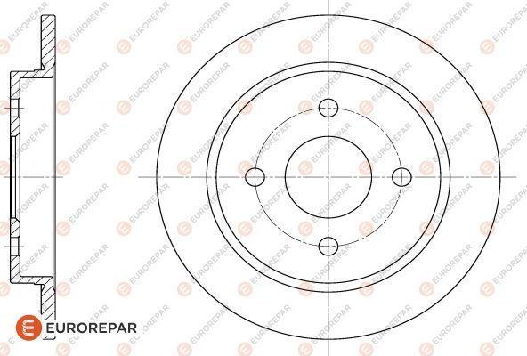 EUROREPAR 1618884380 - Тормозной диск autospares.lv