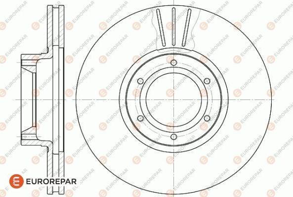 EUROREPAR 1618883880 - Тормозной диск autospares.lv