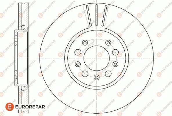 EUROREPAR 1618882980 - Тормозной диск autospares.lv