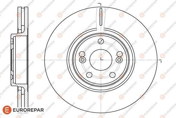 EUROREPAR 1618887980 - Тормозной диск autospares.lv