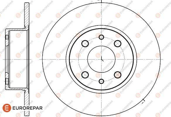 EUROREPAR 1618874480 - Тормозной диск autospares.lv